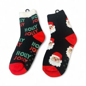 Festive Christmas Youth Socks - The COZY Sock Collection -‎ NWT - (2) Pair
